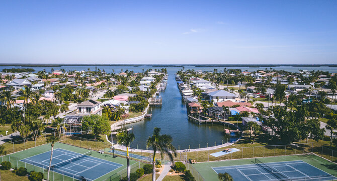 Fort Myers Drohnenshot