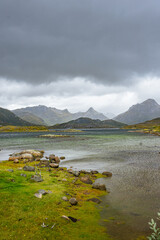Bay of a fjord in north Norway