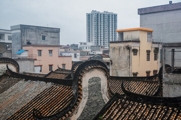 Ancient roofs of Chinese houses
