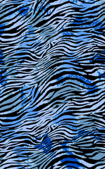 Seamless zebra pattern, animal print.