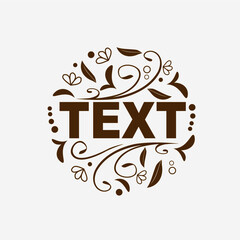 design elements with a plant concept