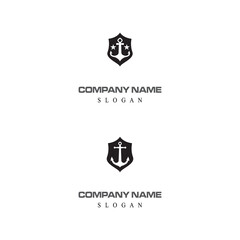  Anchor Logo Template vector symbol nature