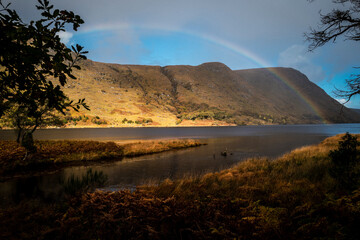 Glenveagh-Nationalpark in Irland County Donegal See Lough Veagh