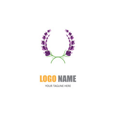 Lavender Logo Template vector symbol