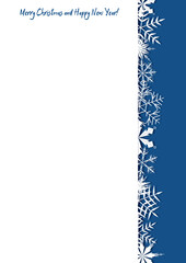 Vector background with snowflakes for decoration of cards, invitations, books. Winter illustration