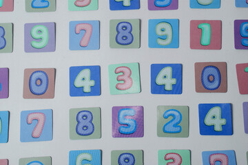 Background of numbers. Finance data concept. Matematic. Seamless pattern with numbers. financial...