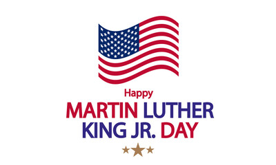 Martin Luther King Day poster, art video illustration.