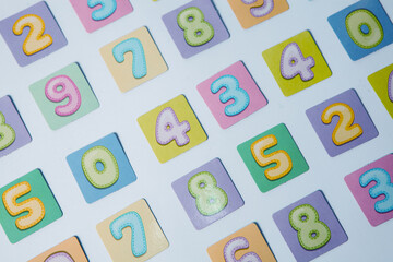 Background of numbers. Finance data concept. Matematic. Seamless pattern with numbers. financial...