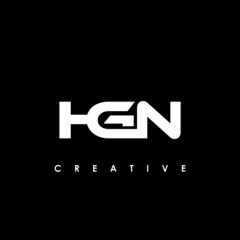 HGN Letter Initial Logo Design Template Vector Illustration	
