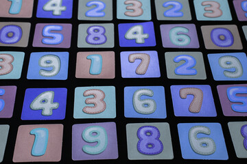 Background of numbers. Finance data concept. Matematic. Seamless pattern with numbers. financial...