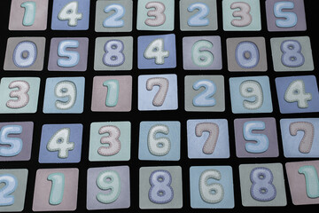 Background of numbers. Finance data concept. Matematic. Seamless pattern with numbers. financial...