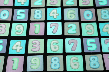 Background of numbers. Finance data concept. Matematic. Seamless pattern with numbers. financial...
