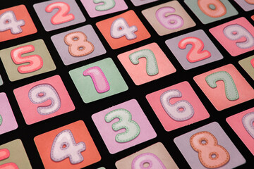 Background of numbers. Finance data concept. Matematic. Seamless pattern with numbers. financial...