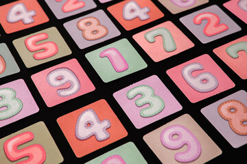 Background of numbers. Finance data concept. Matematic. Seamless pattern with numbers. financial...