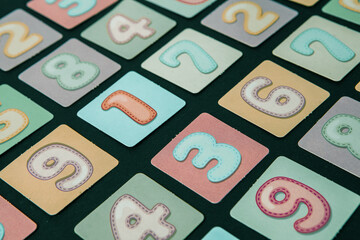 Background of numbers. Finance data concept. Matematic. Seamless pattern with numbers. financial crisis concept. Business success.