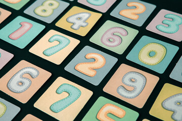 Background of numbers. Finance data concept. Matematic. Seamless pattern with numbers. financial...