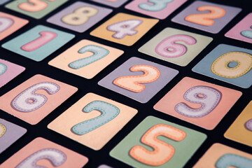 Background of numbers. Finance data concept. Matematic. Seamless pattern with numbers. financial...