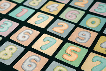 Background of numbers. Finance data concept. Matematic. Seamless pattern with numbers. financial...