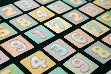 Background of numbers. Finance data concept. Matematic. Seamless pattern with numbers. financial...