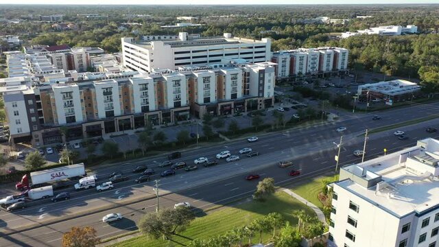 Orlando, Florida, USA - July 15, 2020 : The University of Central Florida, in Orlando. Shot during the COVID Pandemic in 2020.