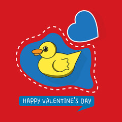 Illustration of love and valentine's day. Valentine's day Vector illustration