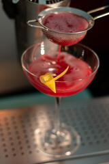 cocktail in the bar