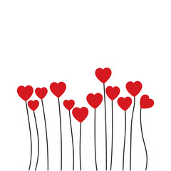 Plakat Illustration of love and valentine's day. Valentine's day Vector illustration