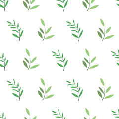 Naklejka na ściany i meble Vector tropical leaves seamless repeat pattern design background. Perfect for modern wallpaper, fabric, home decor, and wrapping projects.