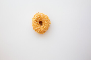 flat lay assorted donuts