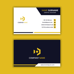 modern Business card design, vector image.