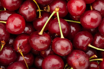 sour cherry macro detail closeup