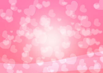 Valentine day pink background bokeh