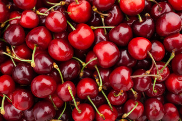 cherry texture tile pattern background closeup