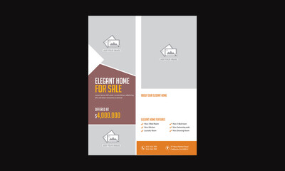 Real Estate Flyer Template Fully Editable Design Very unique 