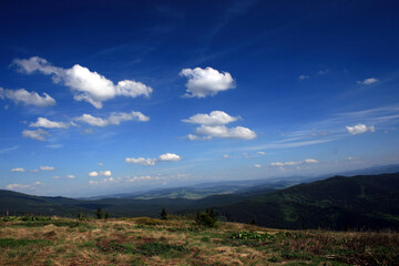 Landscape of Zywiec Beskids, Poland