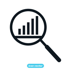 Business Analysis icon template color editable. Analysis symbol vector illustration for graphic and web design.