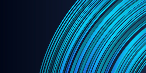 Dark blue and grey black grunge stripes abstract banner design. Geometric tech vector background