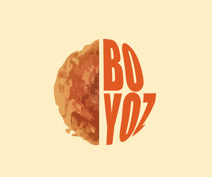 Turkish traditional boyoz. Flat style cartoon vector illustration. Boyoz. Traditional flavors of Izmir. Boyoz is both a delicious breakfast and good at night after drinking. Modern vector design.