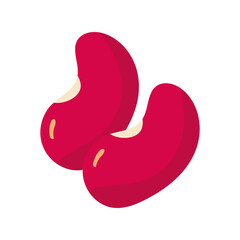 beans vegetable healthy food icon