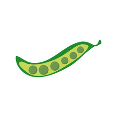 string bean vegetable healthy food icon