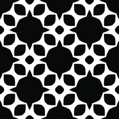 Black and white texture. seamless geometric pattern. 