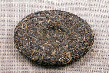 Pu'er tea cake