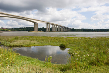 Orwell bridge Ipswich, Suffolk, UK.