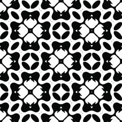 Black and white texture. seamless geometric pattern. 