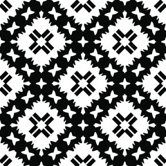 Black and white texture. seamless geometric pattern. 