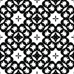 Black and white texture. seamless geometric pattern. 