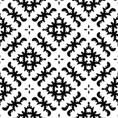  Black and white texture. seamless geometric pattern. 