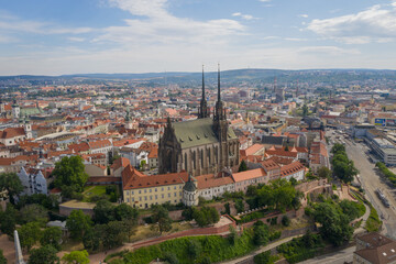 Obraz premium Czech Republic Brno beautiful aerial views