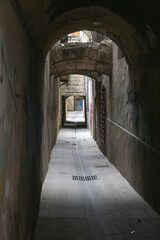 Fototapeta premium Ruelle village de Sommières Gard
