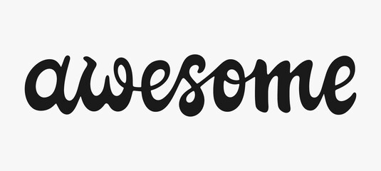 Awesome lettering. Hand drawn letters.